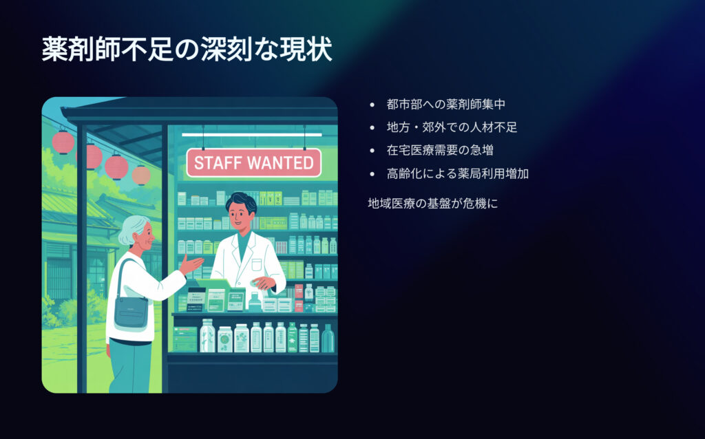 薬剤師不足の深刻な現状　