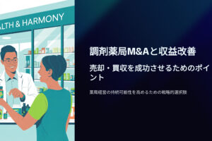調剤薬局M&Aと収益改善｜売却・買収を成功させるためのポイント