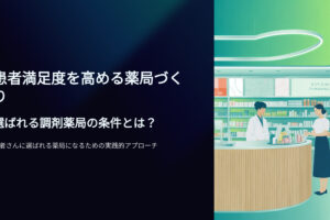 患者満足度を高める薬局づくり　