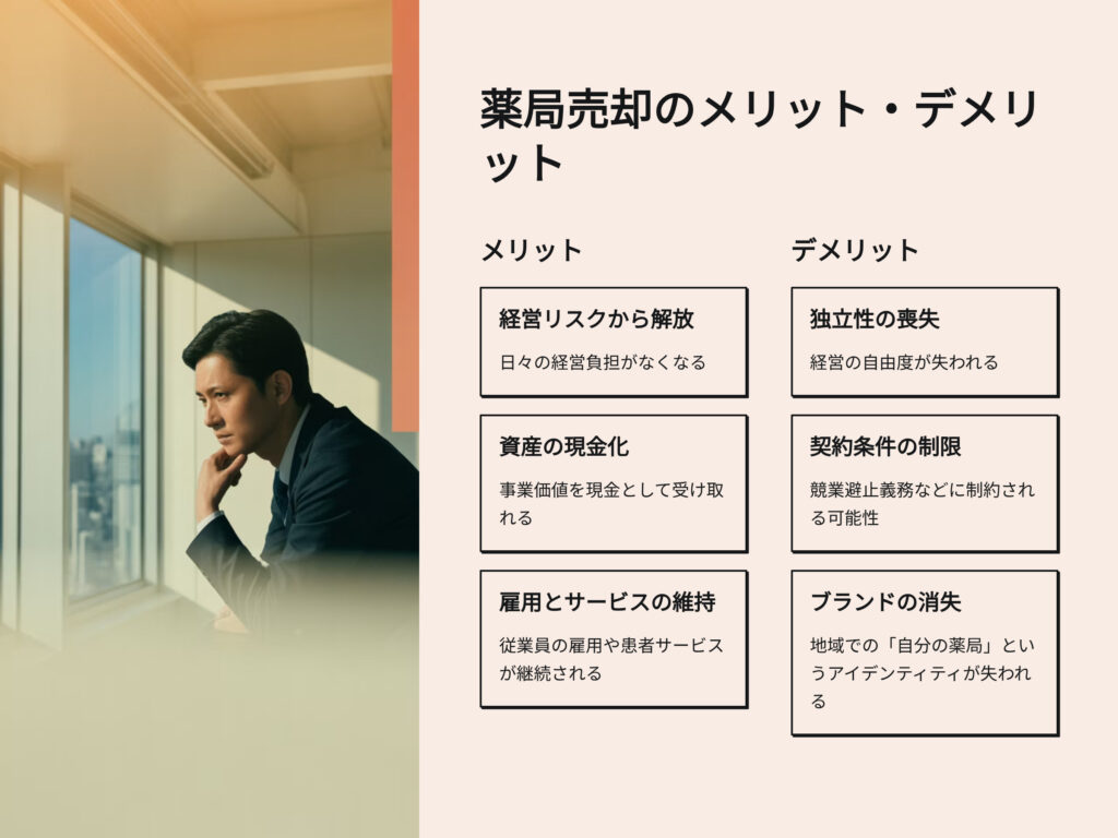 薬局売却のメリットデメリット
