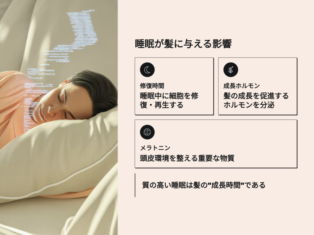 睡眠が髪に与える影響
AGA