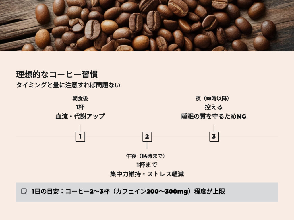 理想的なコーヒー習慣