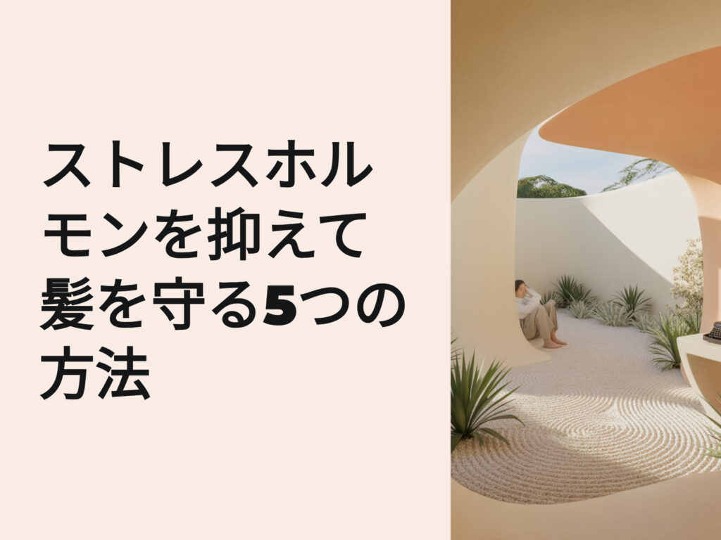 ストレスホルモンを抑えて髪を守る5つの方法