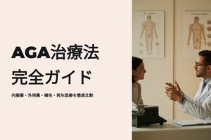 AGA治療法完全ガイド　現役薬剤師が徹底解説　内服薬、外用、植毛、再生医療