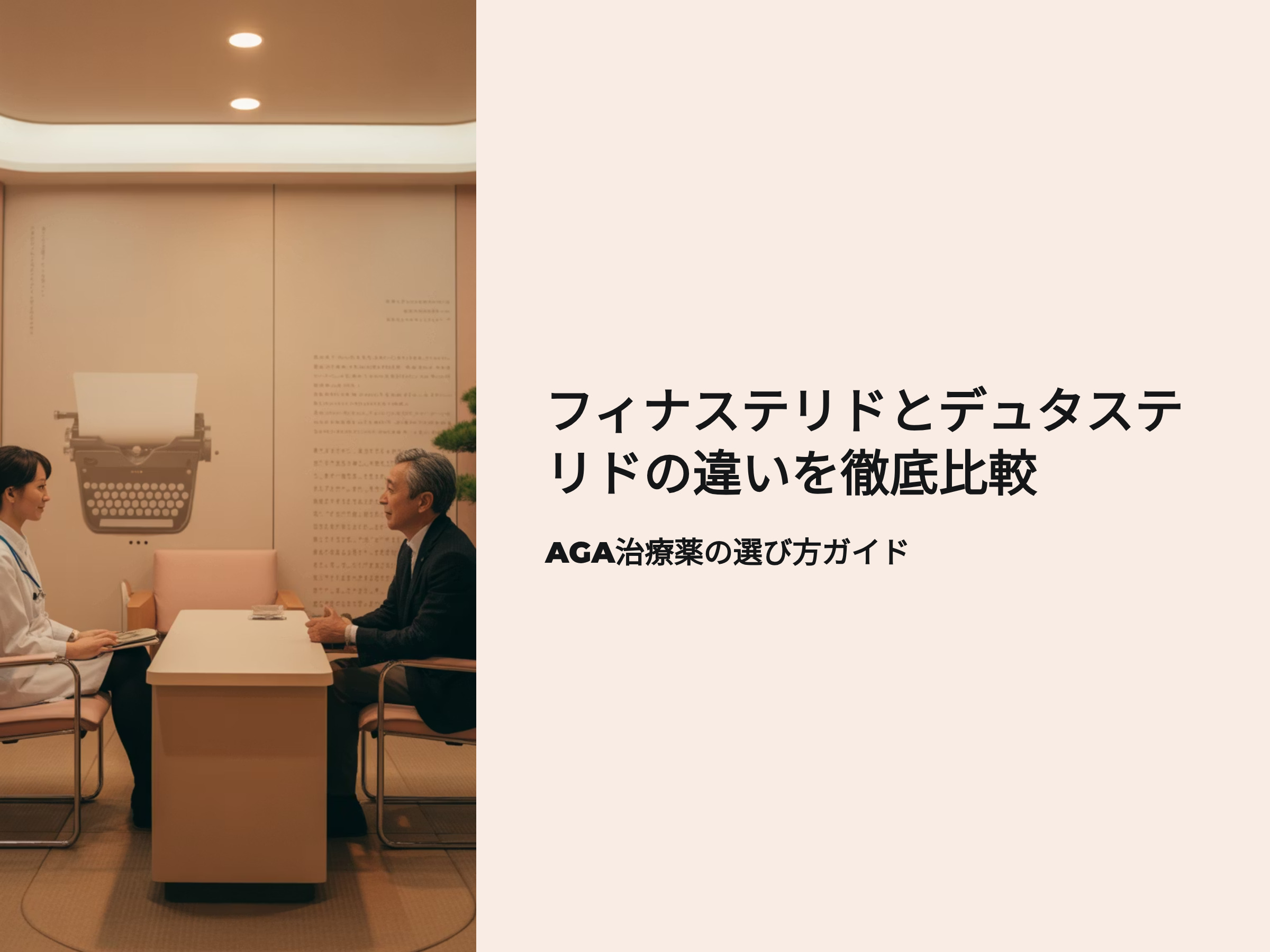 フィナステリドとデュタステリドの違いを徹底比較　AGA治療薬の選び方ガイド