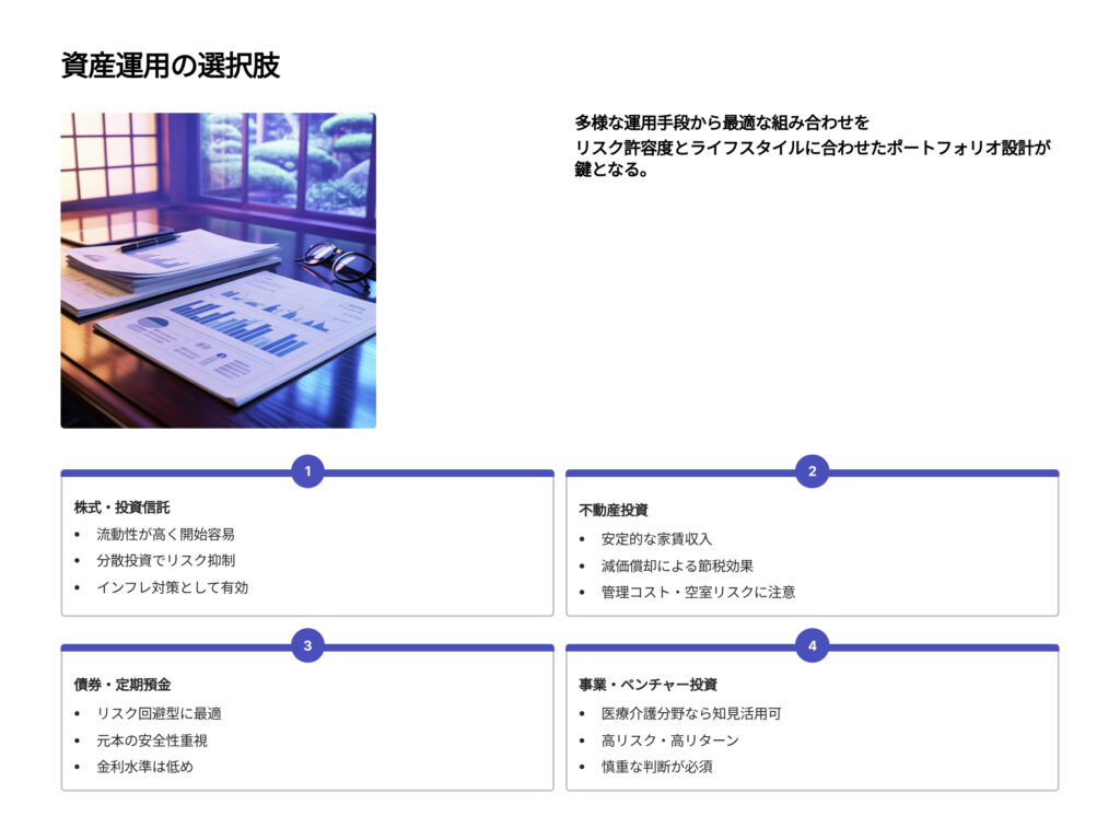 資産運用の選択