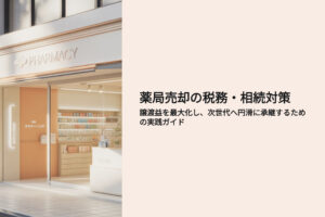 薬局売却の税務、相続対策