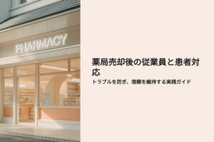 薬局売却後の従業員と患者対応