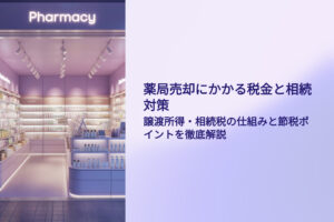 薬局売却にかかる税金と相続税対策