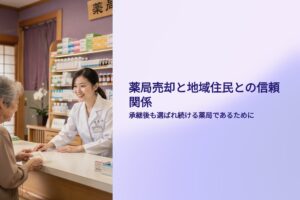 薬局売却と地域住民との信頼関係