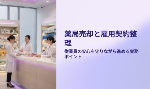 薬局売却と雇用契約
