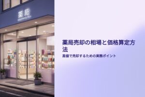 薬局売却の相場と価格算定