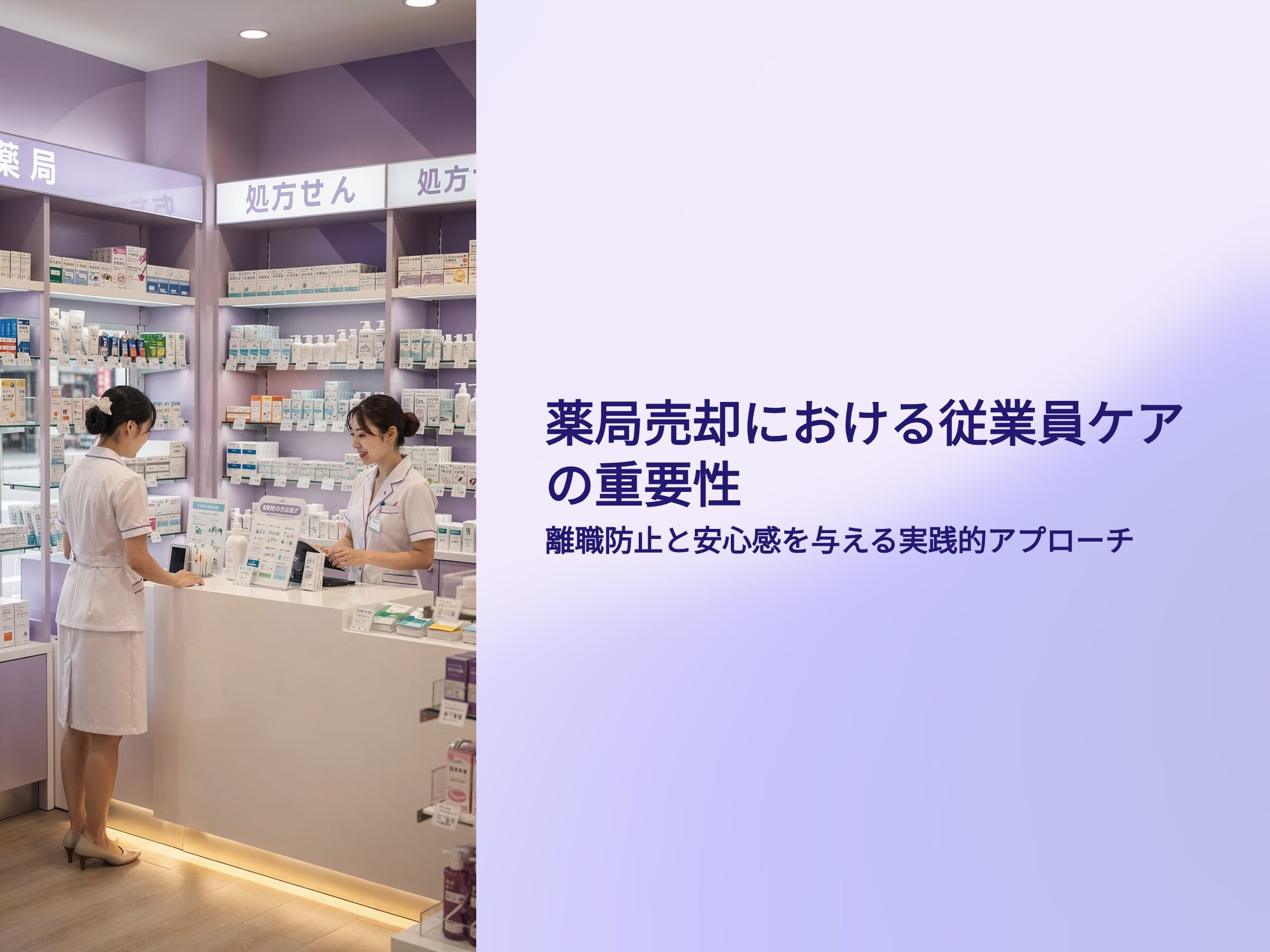 薬局売却　従業員ケア