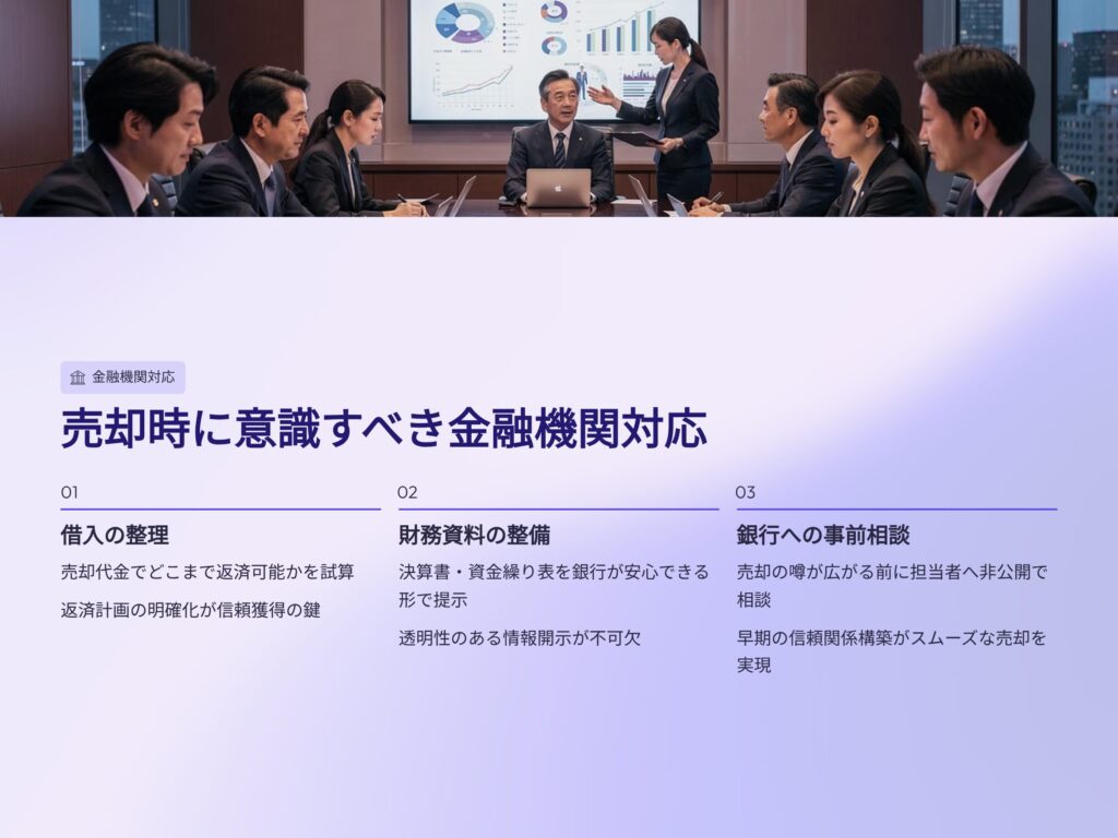売却時に意識すべき金融機関対応