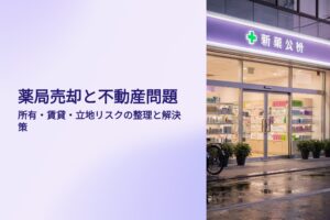 薬局売却と不動産問題