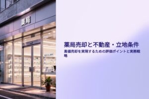 薬局売却と不動産、立地