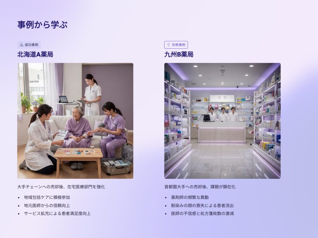 薬局売却成功事例と失敗事例