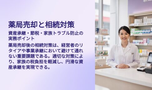 薬局M&Aにおける相続対策