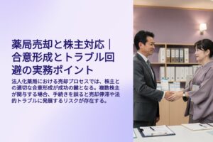 薬局売却と株主対応