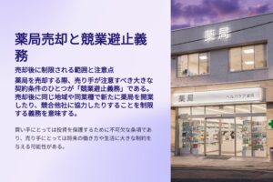 薬局売却と競業避止義務