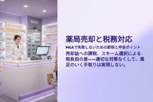 薬局売却と税務対応